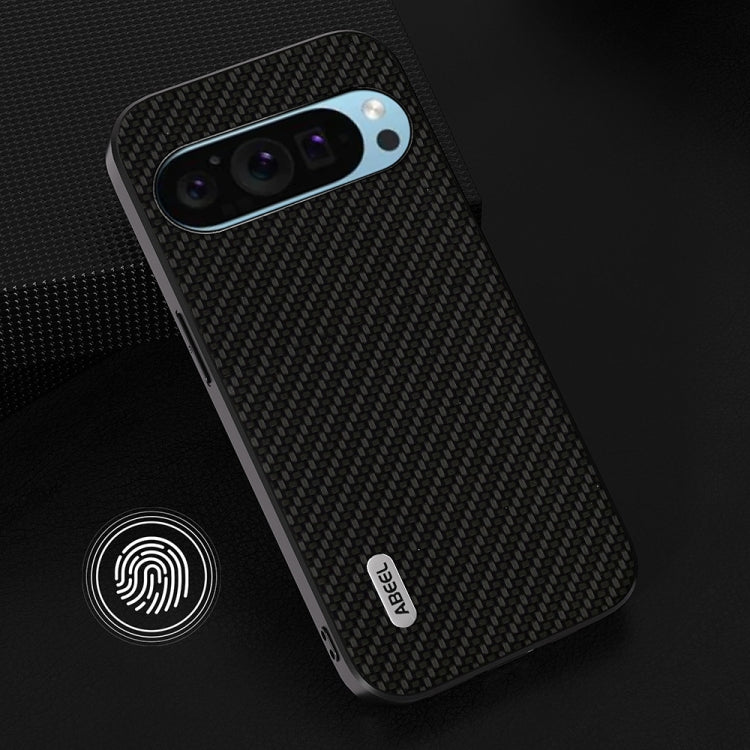 For Google Pixel 9 ABEEL Carbon Fiber Texture Protective Phone Case(Black)