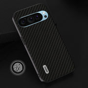 For Google Pixel 9 ABEEL Carbon Fiber Texture Protective Phone Case(Black)