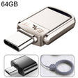 EAGET 64G USB 3.1 + USB-C Interface Metal Twister Flash U Disk, with Micro USB Adapter & Lanyard - free shipping - PMC TechLife - Order now!