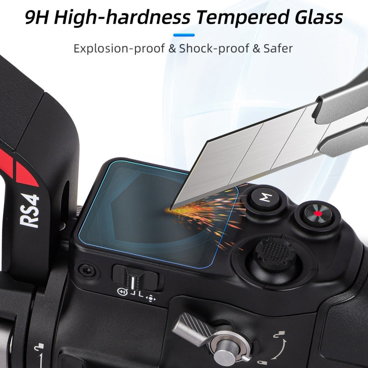 For DJI RS 4/RS 4 Pro/RS 3/RS 3 Pro Sunnylife  2pcs Screen Explosion proof Tempered Glass Film