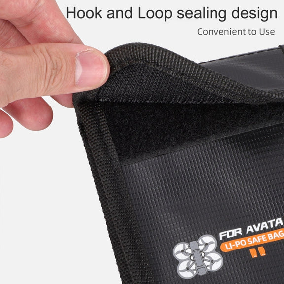 For DJI Avata 2 Sunnylife Battery Explosion-proof Safe Bag Protective Li-Po Safe Bag(For 3pcs Batteries)