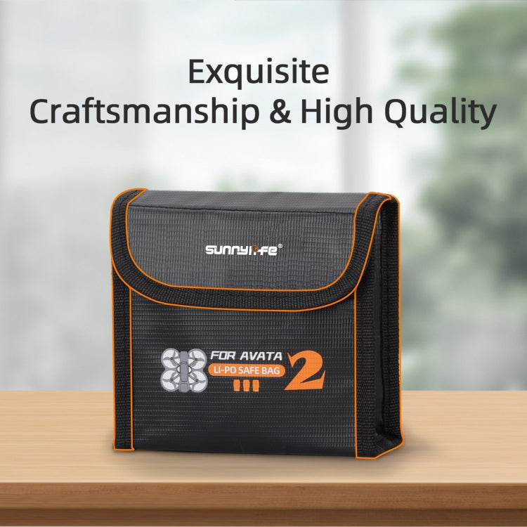 For DJI Avata 2 Sunnylife Battery Explosion-proof Safe Bag Protective Li-Po Safe Bag(For 1pc Battery)