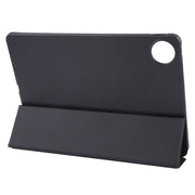 For Huawei MatePad Pro 11 2022/2024 Tri-fold Silicone Leather Tablet Case(Black)