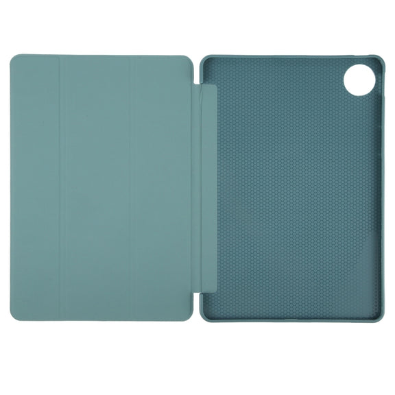 For Huawei MatePad Pro 11 2022/2024 Tri-fold Silicone Leather Tablet Case(Dark Green)