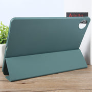 For Huawei MatePad Pro 11 2022/2024 Tri-fold Silicone Leather Tablet Case(Dark Green)