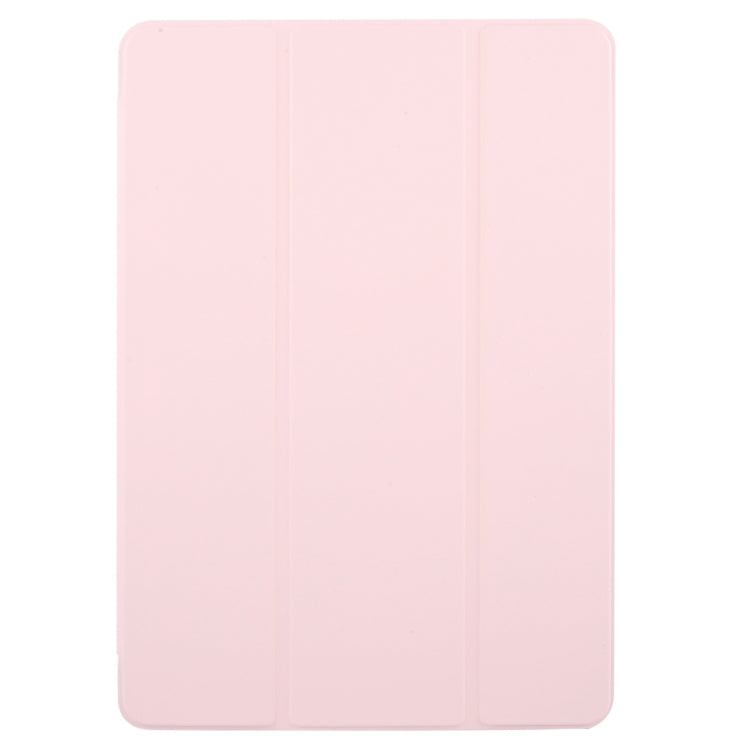For Huawei MatePad Pro 11 2022/2024 Tri-fold Silicone Leather Tablet Case(Pink)