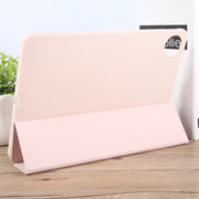 For Huawei MatePad Pro 11 2022/2024 Tri-fold Silicone Leather Tablet Case(Pink)