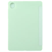 For Huawei MatePad Pro 11 2022/2024 Tri-fold Silicone Leather Tablet Case(Green)