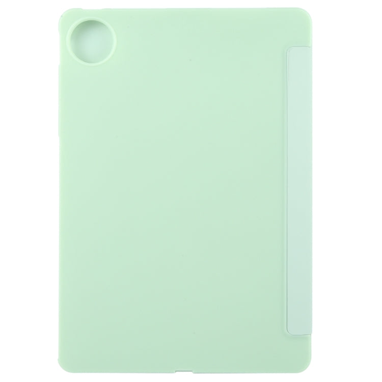 For Huawei MatePad Pro 11 2022/2024 Tri-fold Silicone Leather Tablet Case(Green)