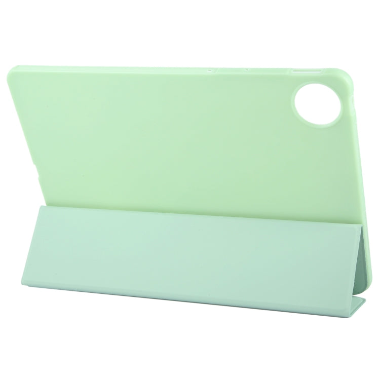For Huawei MatePad Pro 11 2022/2024 Tri-fold Silicone Leather Tablet Case(Green)