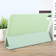 For Huawei MatePad Pro 11 2022/2024 Tri-fold Silicone Leather Tablet Case(Green)