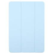 For Huawei MatePad Pro 11 2022/2024 Tri-fold Silicone Leather Tablet Case(Ice Blue)
