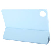 For Huawei MatePad Pro 11 2022/2024 Tri-fold Silicone Leather Tablet Case(Ice Blue)