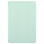 For Huawei MatePad SE 11 2024 Tri-fold Silicone Leather Tablet Case(Green)