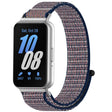 For Samsung Galaxy Fit 3 Nylon Loop Hook and Loop Fastener Watch Band(Midnight Blue) - Watch Bands by PMC TechLife | Online Shopping South Africa | PMC TechLife
