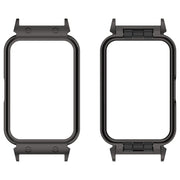 For Samsung Galaxy Fit 3 18mm Metal Frame Watch Protective Case(Black)