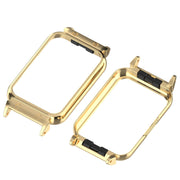 For Samsung Galaxy Fit 3 18mm Metal Frame Watch Protective Case(Gold)