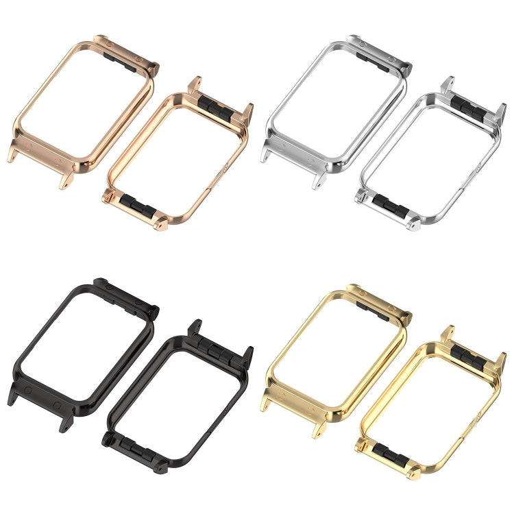 For Samsung Galaxy Fit 3 18mm Metal Frame Watch Protective Case(Silver)
