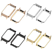 For Samsung Galaxy Fit 3 18mm Metal Frame Watch Protective Case(Silver)