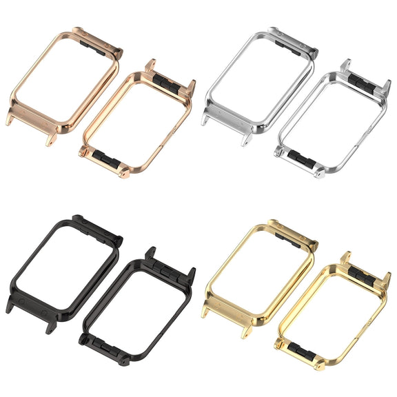 For Samsung Galaxy Fit 3 18mm Metal Frame Watch Protective Case(Silver)