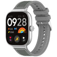 For Xiaomi Mi Band 8 Pro / Redmi Watch 4 Ordinary Buckle Hybrid Nylon Braid Silicone Watch Band(Grey) - Watch Bands by PMC TechLife | Online Shopping South Africa | PMC TechLife