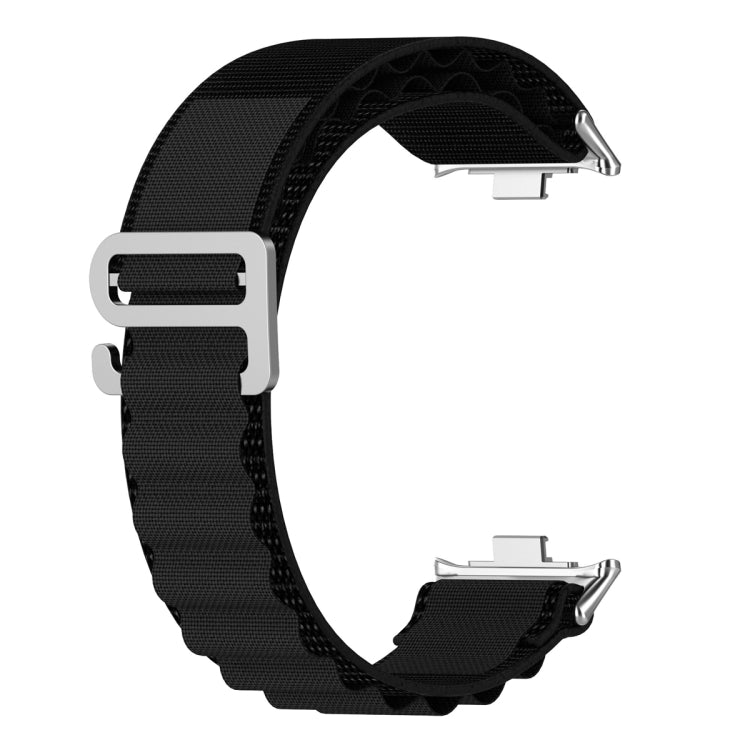 For Xiaomi Mi Band 8 Pro / Redmi Watch 4 Loop Nylon Watch Band(Black)