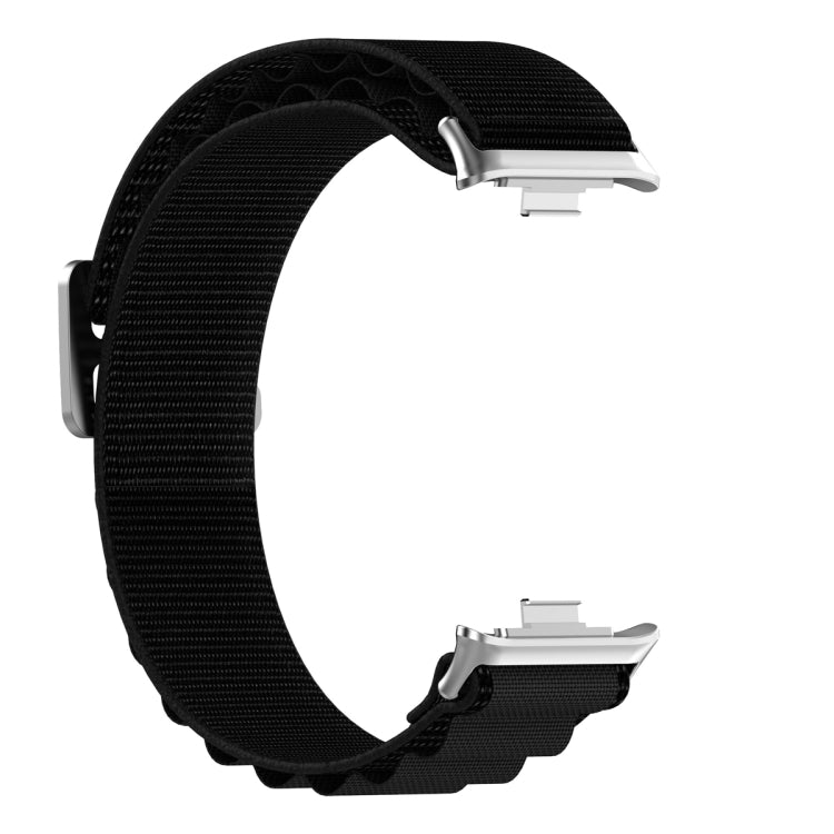 For Xiaomi Mi Band 8 Pro / Redmi Watch 4 Loop Nylon Watch Band(Black)