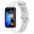 For Huawei Band 10 / 9 / 8 Solid Color Colorful Buckle Silicone Watch Band(White) - Watch Bands by PMC TechLife | Online Shopping South Africa | PMC TechLife | Buy Now Pay Later Mobicred