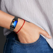 For Huawei Band 10 / 9 / 8 Solid Color Colorful Buckle Silicone Watch Band(Orange)