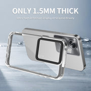 For OPPO A79 5G Global/A2 5G Transparent Acrylic + TPU Shockproof Phone Case(Transparent)