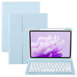 For Huawei MatePad Air 11.5 Round Button Bluetooth Keyboard Rotatable Holder Leather Case(Sky Blue) - free shipping - PMC TechLife - Order now!
