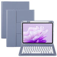 For Huawei MatePad Air 11.5 Round Button Bluetooth Keyboard Rotatable Holder Leather Case(Lavender Purple) - Huawei Keyboard by PMC TechLife | Online Shopping South Africa | PMC TechLife