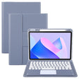 For Huawei MatePad 11 2023 / 2021 Round Button Bluetooth Keyboard Rotatable Holder Leather Case with Touchpad(Lavender Purple) - Huawei Keyboard by PMC TechLife | Online Shopping South Africa | PMC TechLife