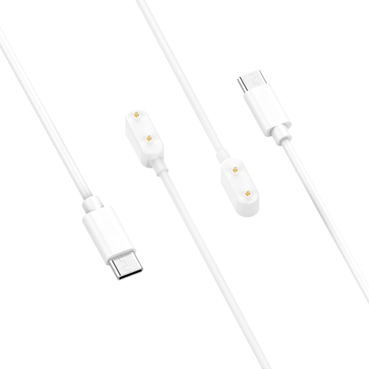 For Huawei Band 9 / 9 NFC USB-C / Type-C Port Smart Watch Charging Cable(White)