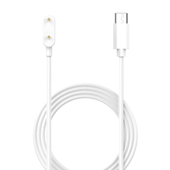 For Huawei Band 9 / 9 NFC USB-C / Type-C Port Smart Watch Charging Cable(White)