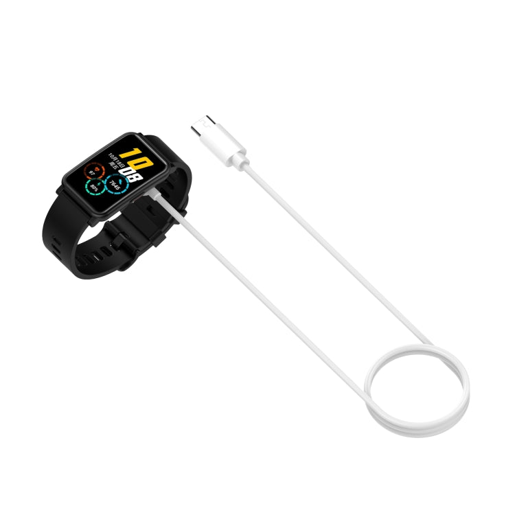 For Huawei Band 9 / 9 NFC USB-C / Type-C Port Smart Watch Charging Cable(White)