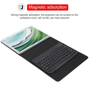 For Huawei MatePad Pro 11 2024 / 2022 Square Button Bluetooth Keyboard Rotatable Holder Leather Case(Black)