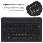 For Huawei MatePad Air 11.5 Square Button Bluetooth Keyboard Rotatable Holder Leather Case(Black)