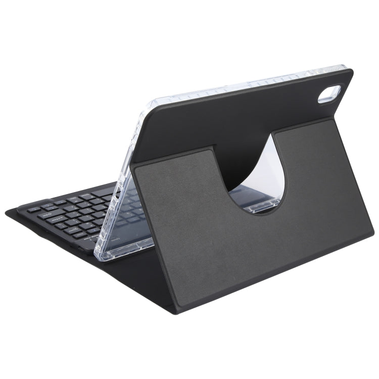 For Huawei MatePad 11 2023 / 2021 Square Button Bluetooth Keyboard Rotatable Holder Leather Case(Black)
