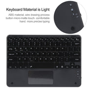 For Huawei MatePad 11 2023 / 2021 Square Button Bluetooth Keyboard Rotatable Holder Leather Case with Touchpad(Black)