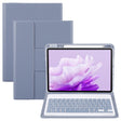 For Huawei MatePad Air 11.5 Square Button Backlight Bluetooth Keyboard Rotatable Holder Leather Case(Lavender Purple) - Huawei Keyboard by PMC TechLife | Online Shopping South Africa | PMC TechLife