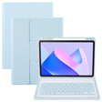 For Huawei MatePad 11 2023 / 2021 Square Button Backlight Bluetooth Keyboard Rotatable Holder Leather Case(Sky Blue) - Huawei Keyboard by PMC TechLife | Online Shopping South Africa | PMC TechLife