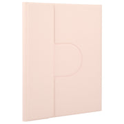For Xiaomi Pad 6 Round Button Bluetooth Keyboard Rotatable Holder Leather Case with Touchpad(Rose Gold)