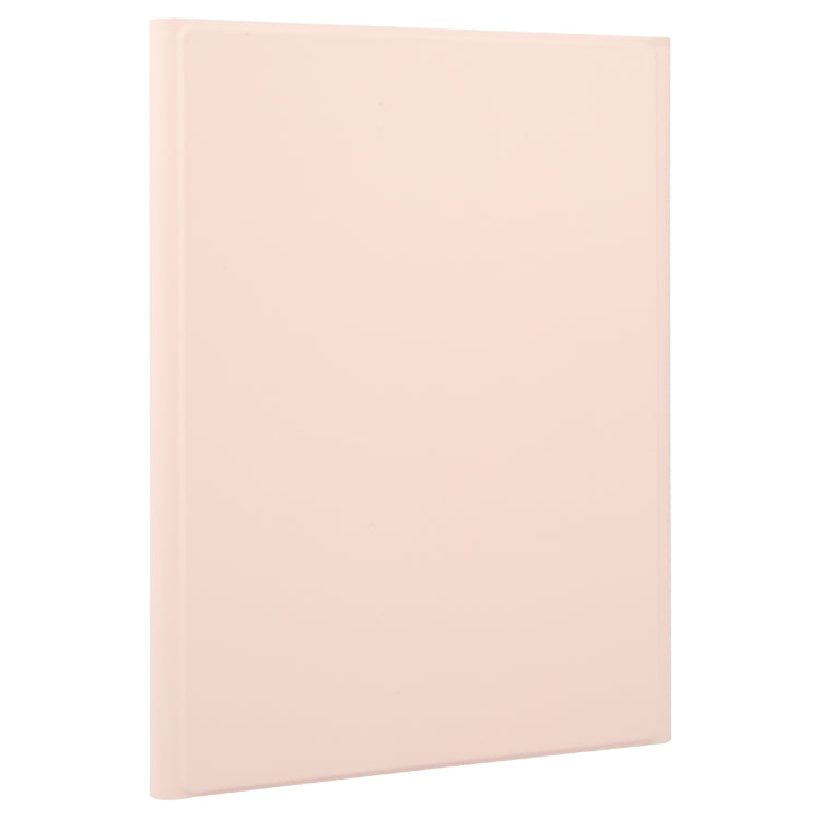 For Xiaomi Pad 6 Square Button Bluetooth Keyboard Rotatable Holder Leather Case with Touchpad(Rose Gold)