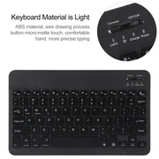For Xiaomi Pad 6 Square Button Backlight Bluetooth Keyboard Rotatable Holder Leather Case(Black)
