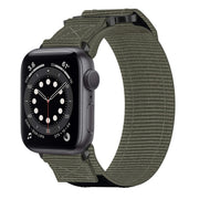 For Apple Watch Series 6 40mm Nylon Hook And Loop Fastener Watch Band(Grey)