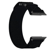 For Apple Watch Series 4 40mm Nylon Hook And Loop Fastener Watch Band(Black)