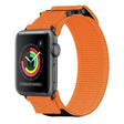 For Apple Watch 38mm Nylon Hook And Loop Fastener Watch Band(Orange) - Watch Bands by PMC TechLife | Online Shopping South Africa | PMC TechLife | Buy Now Pay Later Mobicred