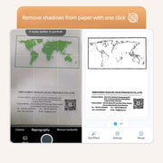 A4LE Portable Bluetooth HD Thermal Printer for Home Office Study(AU Plug)