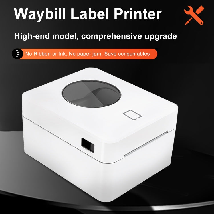 ZJ-9250 100x150mm USB Thermal Label Printer, Plug:UK Plug(Black)